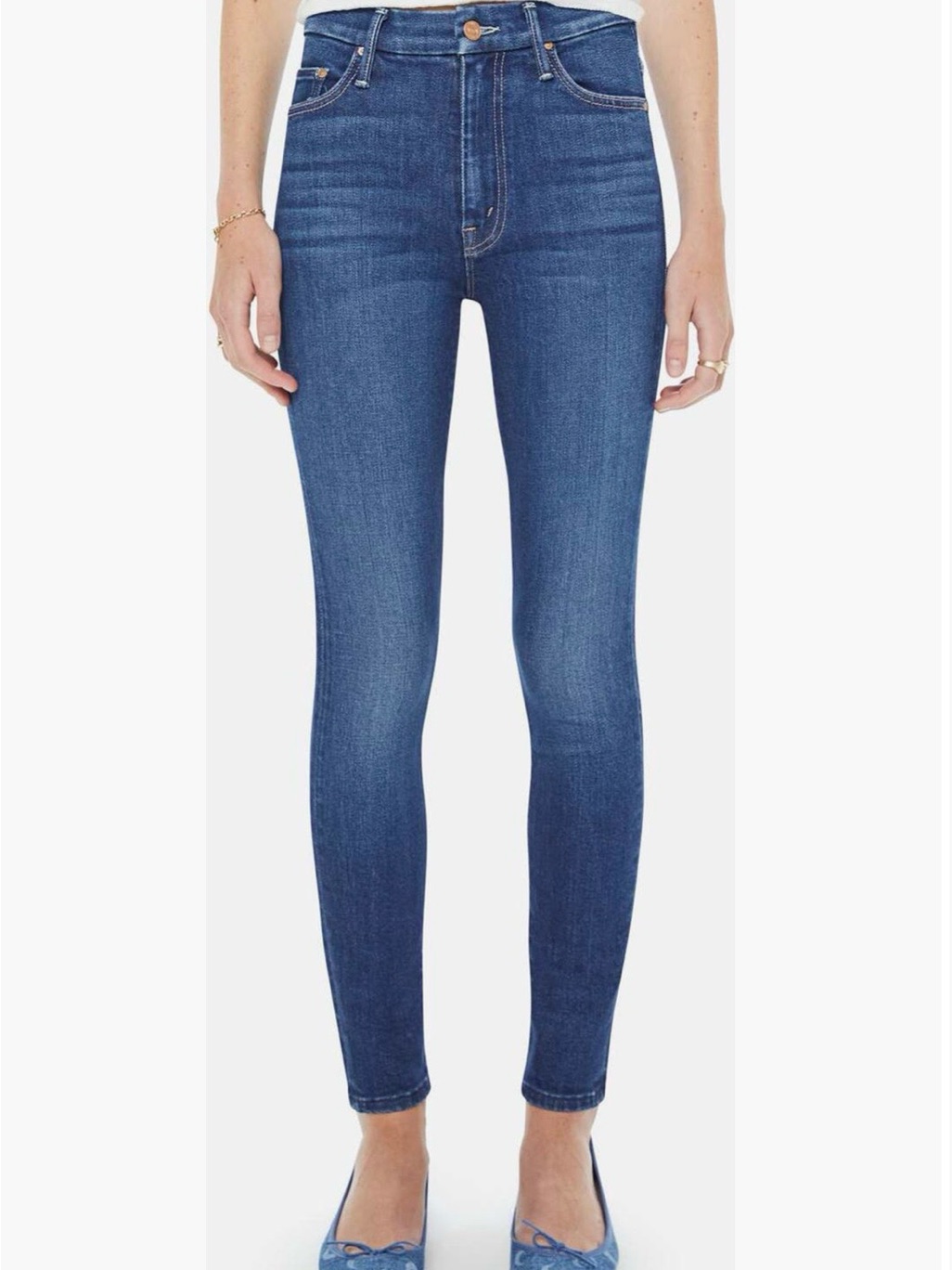 Mother The Looker High Waist Skinny Jeans